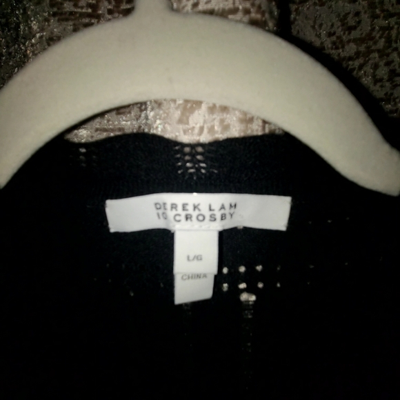 10 Crosby Derek Lam Black Ruffled Tank Top - Picture 6 of 9